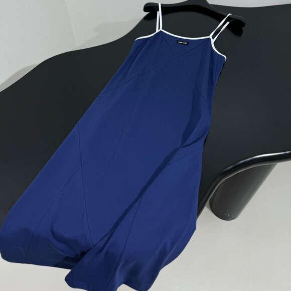 Brand New Miu Miu Blue Stretch Jersey Cotton Slip Dress - Picture 7 of 9